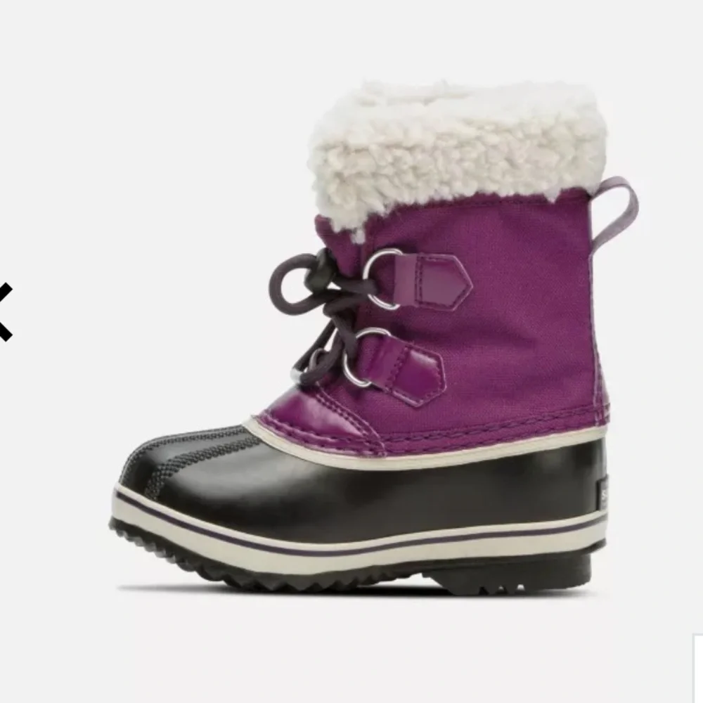 Kids' YOOT PAC™ Nylon Waterproof Snow Boots $ 80NEW Colour: Wild Iris, Dark Plum